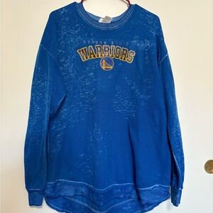 NBA Golden State Warriors Blue Crewneck
